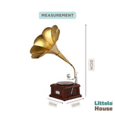 Baby Vintage Gramophone N18 | Miniature | Golden